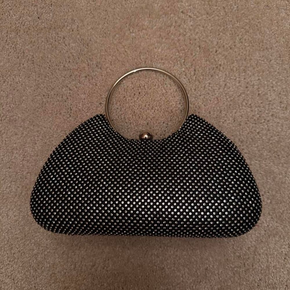 Unbranded Women's Black and Silver Bag